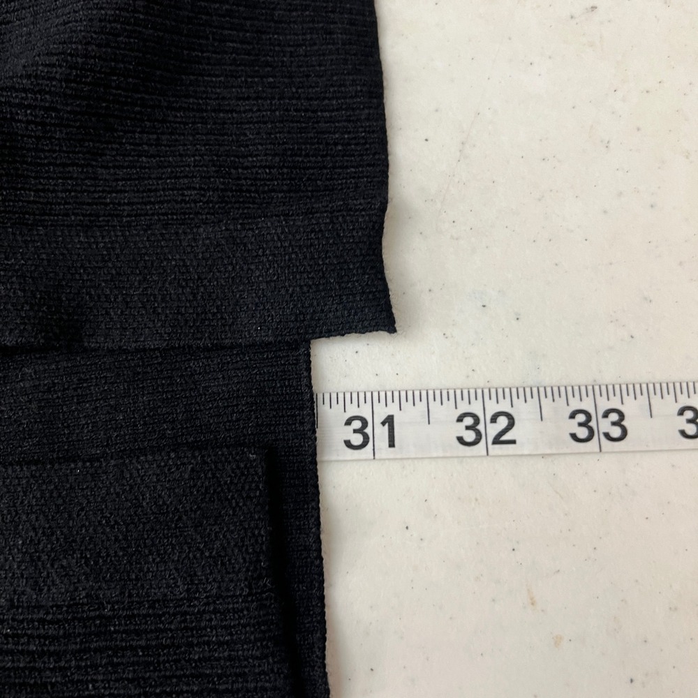 Maurices Black Open Front Cardigan Sweater Large NWT Longline Knit Pockets 1576 - Picture 6 of 8